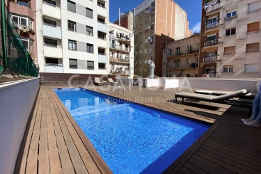 Modern Two Bedroom Apartment with Swimming Pool Balcony and Elevator